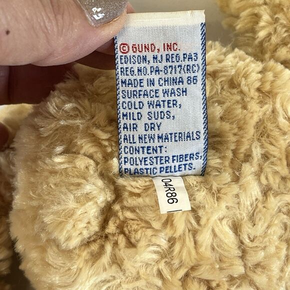 Teddy‎ Bears Lot of 2. One Baby Gund 2002  #43673 & One Ty Classic"Walnut" SOFT - Picture 10 of 11